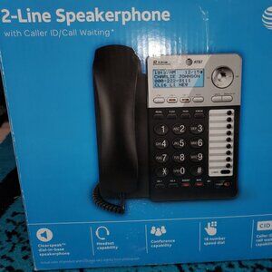 NEW IN BOX:  AT&T 2-LINE SPEAKERPHONE